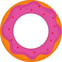 Vector illustration of sweet donut.