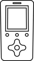 Game controller in flat style. vector