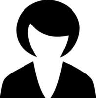 Character of a woman. vector