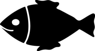 Flat illustration of a fish. vector