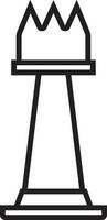 Flat style chess icon. vector