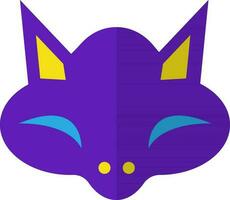 Character of a cat in flat style. vector