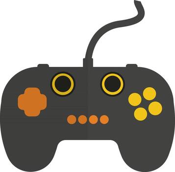 Game controller in flat style. vector