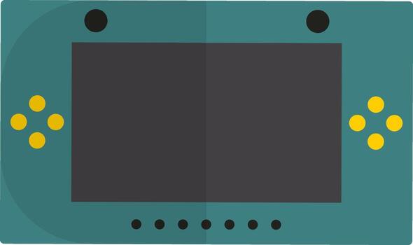 Game controller in flat style. vector