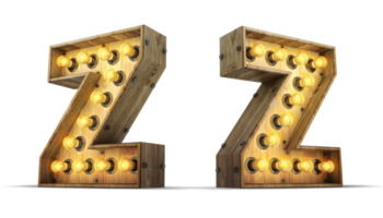 Wood alphabet with light bulb. png