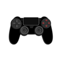 Wired joystick gamepad controller png