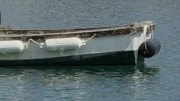 Fischerboot im Meerwasser video