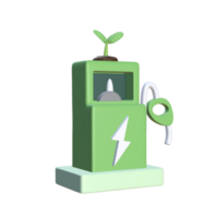 3D icon energy elements minimal new png