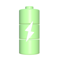 3d ícone energia elementos mínimo Novo png