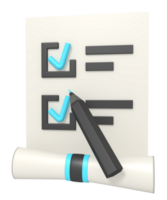 Checklist learning school with pencil png