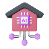 3d Illustration of Smart Home png