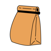 Papier Tasche braun png