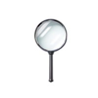 magnifying glass isolated on transparent background png