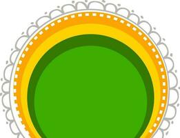 Rounded shape Frame design. vector