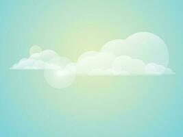 Beautiful cloudy sky background. vector