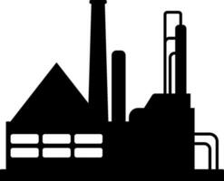 Manufactory building icon or symbol. vector