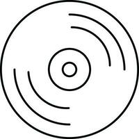 Peace cd icon and symbol. vector