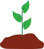 Sign of planting icon. vector