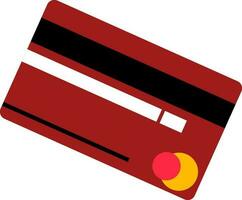 Illustration of credit card. vector