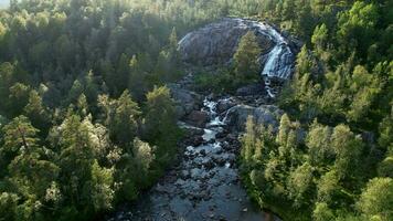 naturskön vildmark landskap i Norge video