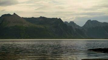 szenisch Wildnis Landschaft im Norwegen video