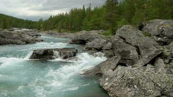 Scenic landscape in Norway video