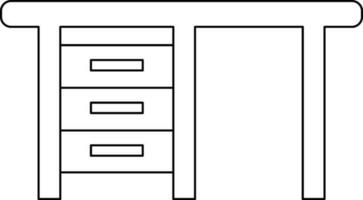 mesa icono en carrera para trabajando concepto en aislado. vector