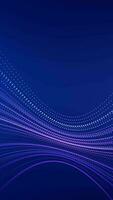 Abstract wave particle of technology background. Cloud computing concept. video