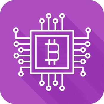 icono de vector de chip