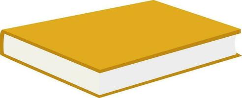 Flat illustration of a book. vector