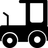 Illustration of Steam Roller Machine. vector