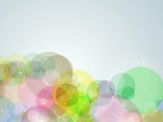Abstract background with colorful circles.