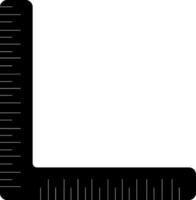 Measuring tool, Ruler sign or symbol. vector