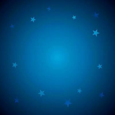 Shiny blue stars decorated background.