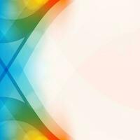 Abstract background with colorful wavy stripes. vector