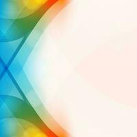 Abstract background with colorful wavy stripes. vector