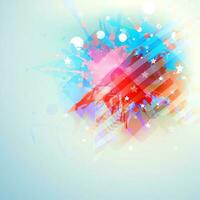 American Flag colors abstract splash background. vector