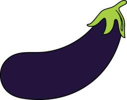 Aubergine icon in isolated for agriculture with stroke style. vector