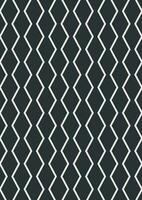 White zigzag lines on black background. vector