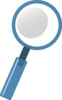 Flat illustration of a magnifying glass. vector