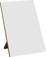 Blank white board icon. vector