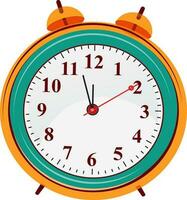 Colorful alarm clock icon or symbol. vector