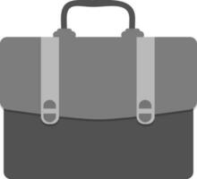 Flat illustration of a briefcase. vector