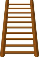 Flat style icon of a ladder. vector