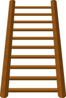 Flat style icon of a ladder. vector