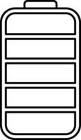 Battery charging icon or symbol. vector