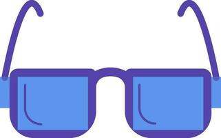 Illustration of 3d glasses for cinema concept. vector