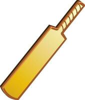 Flat icon of a cricket bat. vector