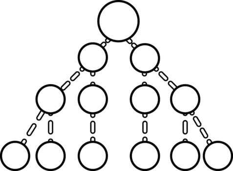 Manejar concepto, esquema icono en aislado. vector