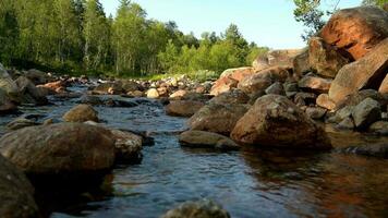 Scenic landscape in Norway video